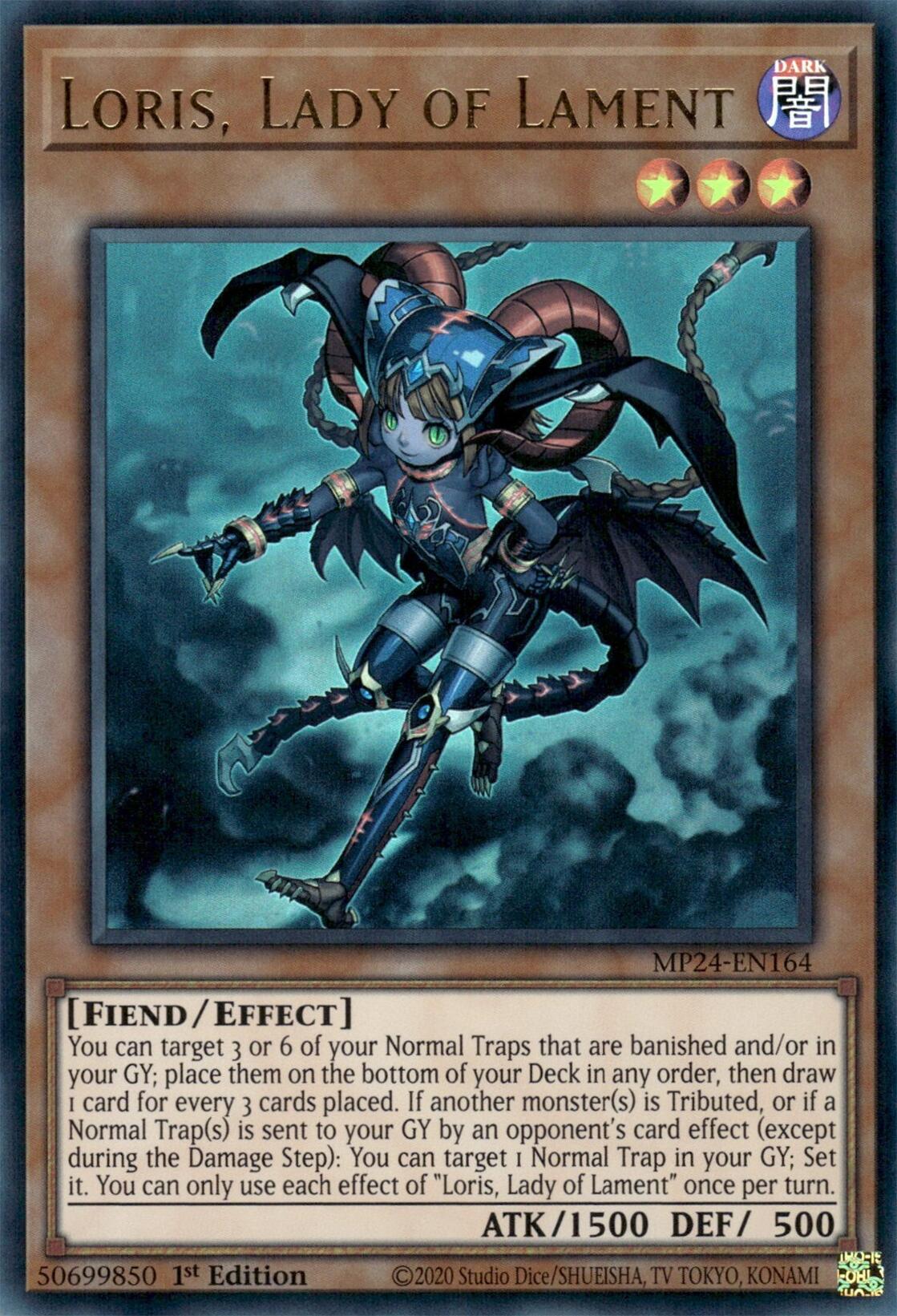 Loris, Lady of Lament [MP24-EN164] Ultra Rare | Gear Gaming Bentonville