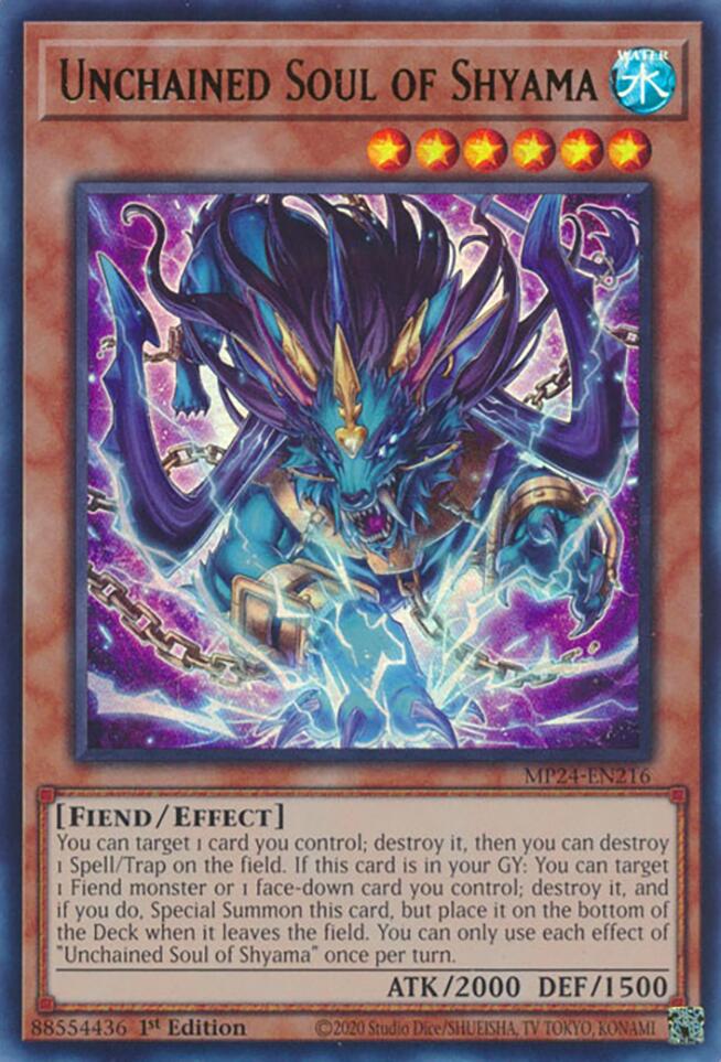 Unchained Soul of Shyama [MP24-EN216] Ultra Rare | Gear Gaming Bentonville