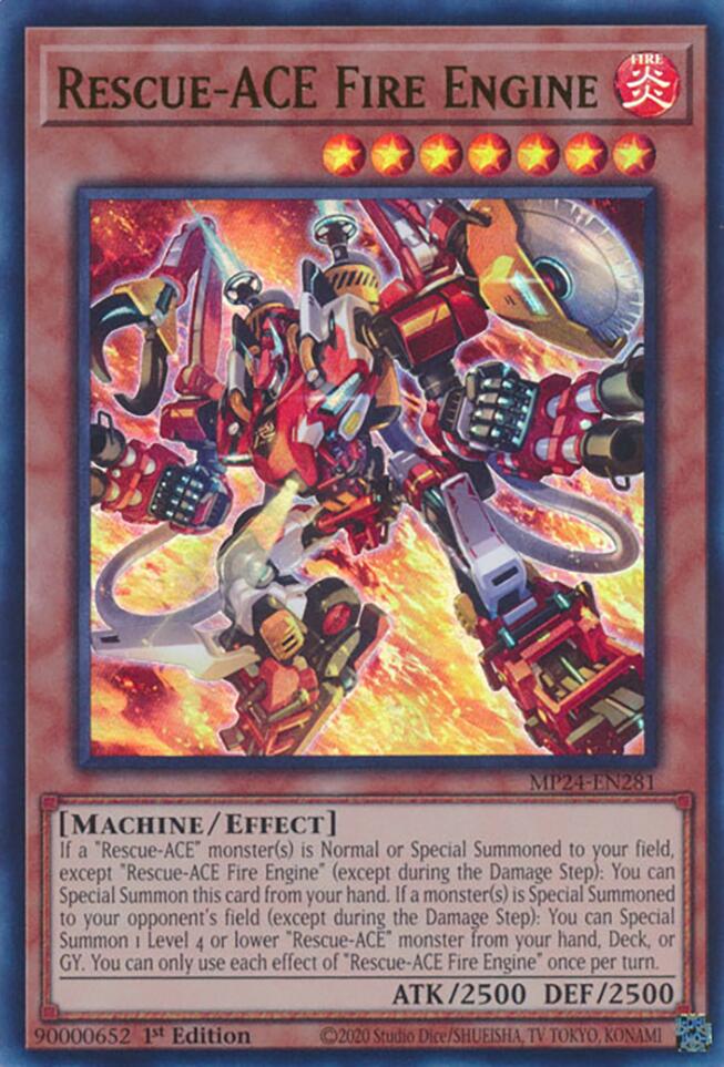 Rescue-ACE Fire Engine [MP24-EN281] Ultra Rare | Gear Gaming Bentonville