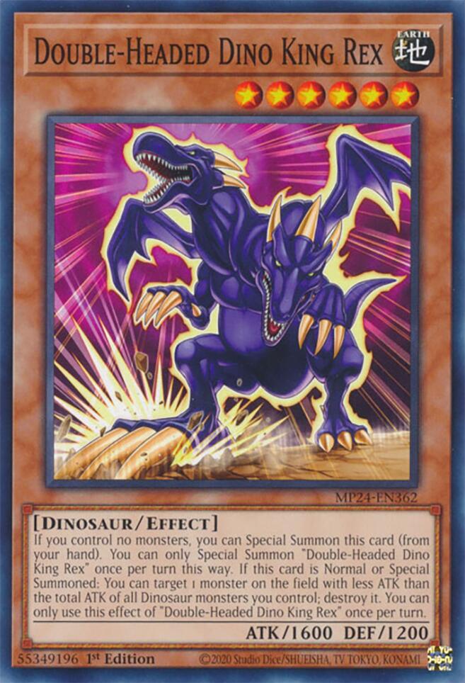 Double-Headed Dino King Rex [MP24-EN362] Common | Gear Gaming Bentonville