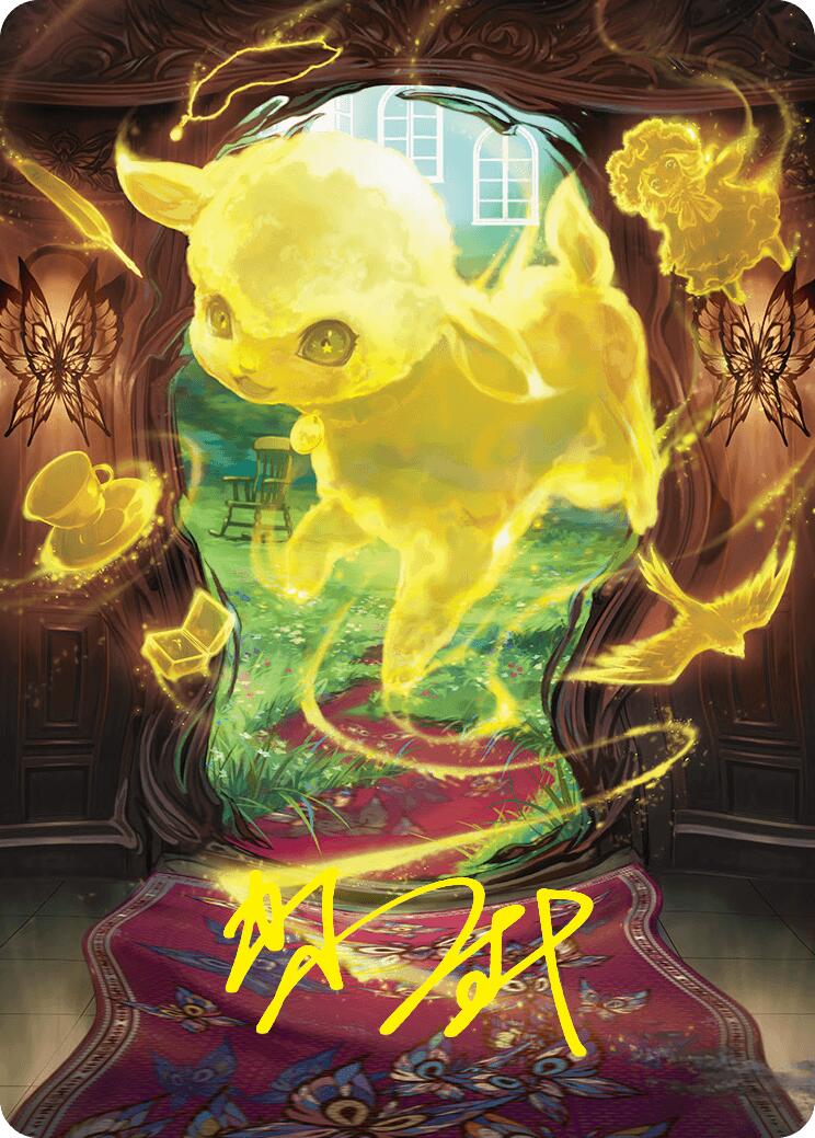 Enduring Innocence Art Card (Gold-Stamped Signature) [Duskmourn: House of Horror Art Series] | Gear Gaming Bentonville