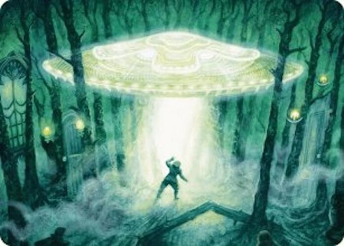 Unidentified Hovership Art Card [Duskmourn: House of Horror Art Series] | Gear Gaming Bentonville