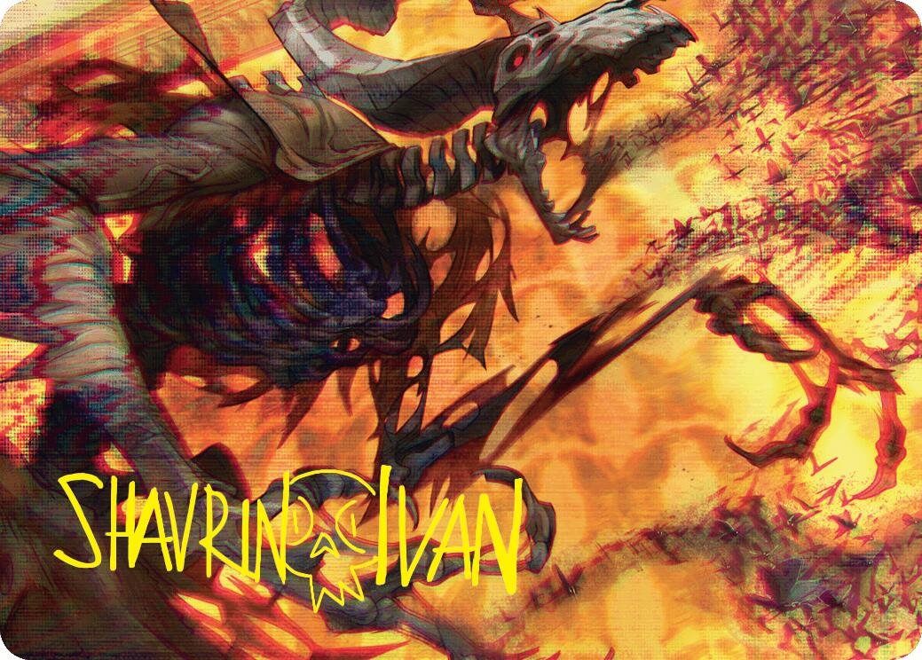 Unwanted Remake Art Card (Gold-Stamped Signature) [Duskmourn: House of Horror Art Series] | Gear Gaming Bentonville