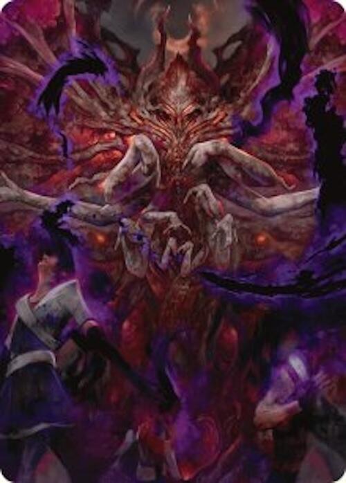 Damnation Art Card [Duskmourn: House of Horror Art Series] | Gear Gaming Bentonville