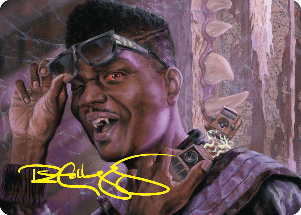 Dashing Bloodsucker Art Card (Gold-Stamped Signature) [Duskmourn: House of Horror Art Series] | Gear Gaming Bentonville