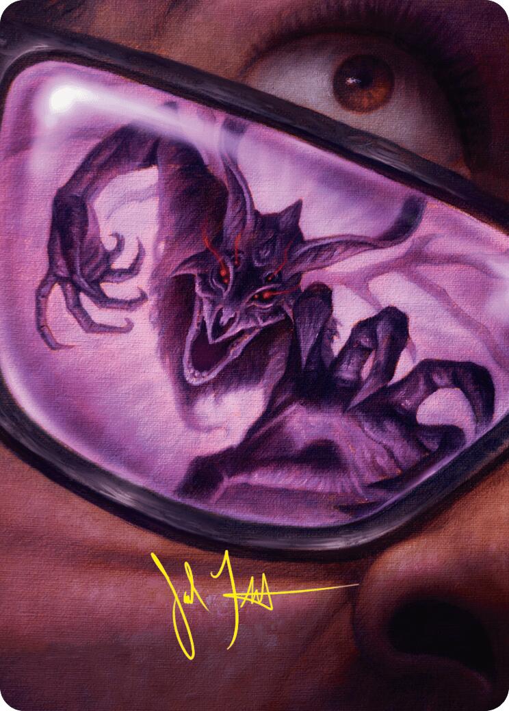 Doomsday Excruciator Art Card (Gold-Stamped Signature) [Duskmourn: House of Horror Art Series] | Gear Gaming Bentonville