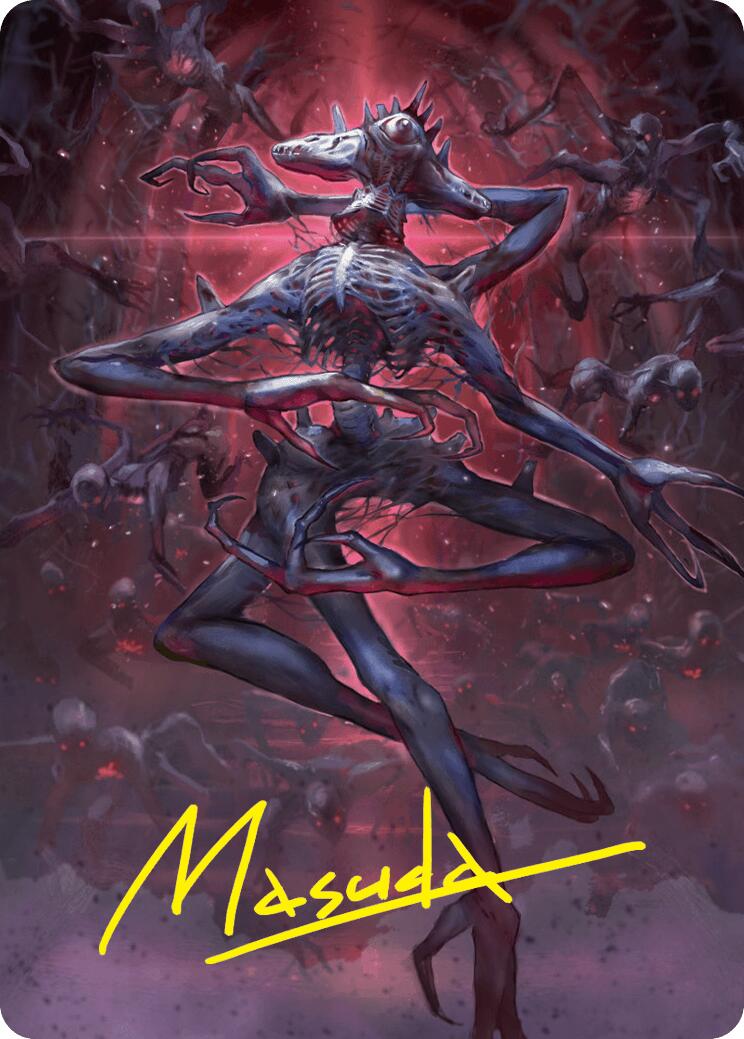 Overlord of the Balemurk Art Card (Gold-Stamped Signature) [Duskmourn: House of Horror Art Series] | Gear Gaming Bentonville
