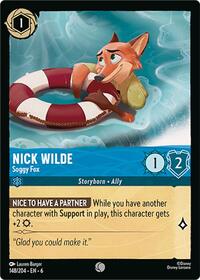 Nick Wilde - Soggy Fox (148/204) [Azurite Sea] | Gear Gaming Bentonville
