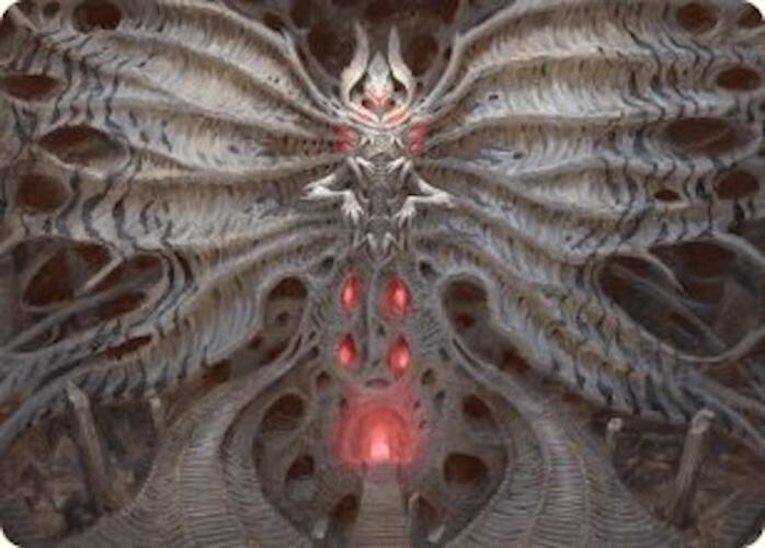 Valgavoth, Terror Eater Art Card [Duskmourn: House of Horror Art Series] | Gear Gaming Bentonville