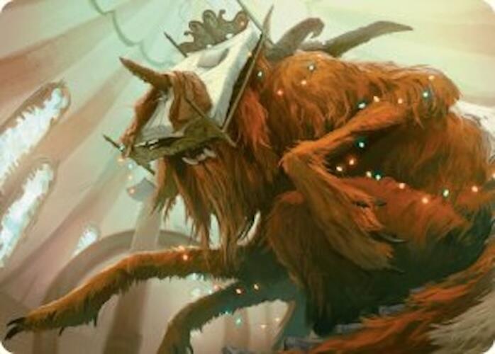 Bedhead Beastie Art Card [Duskmourn: House of Horror Art Series] | Gear Gaming Bentonville