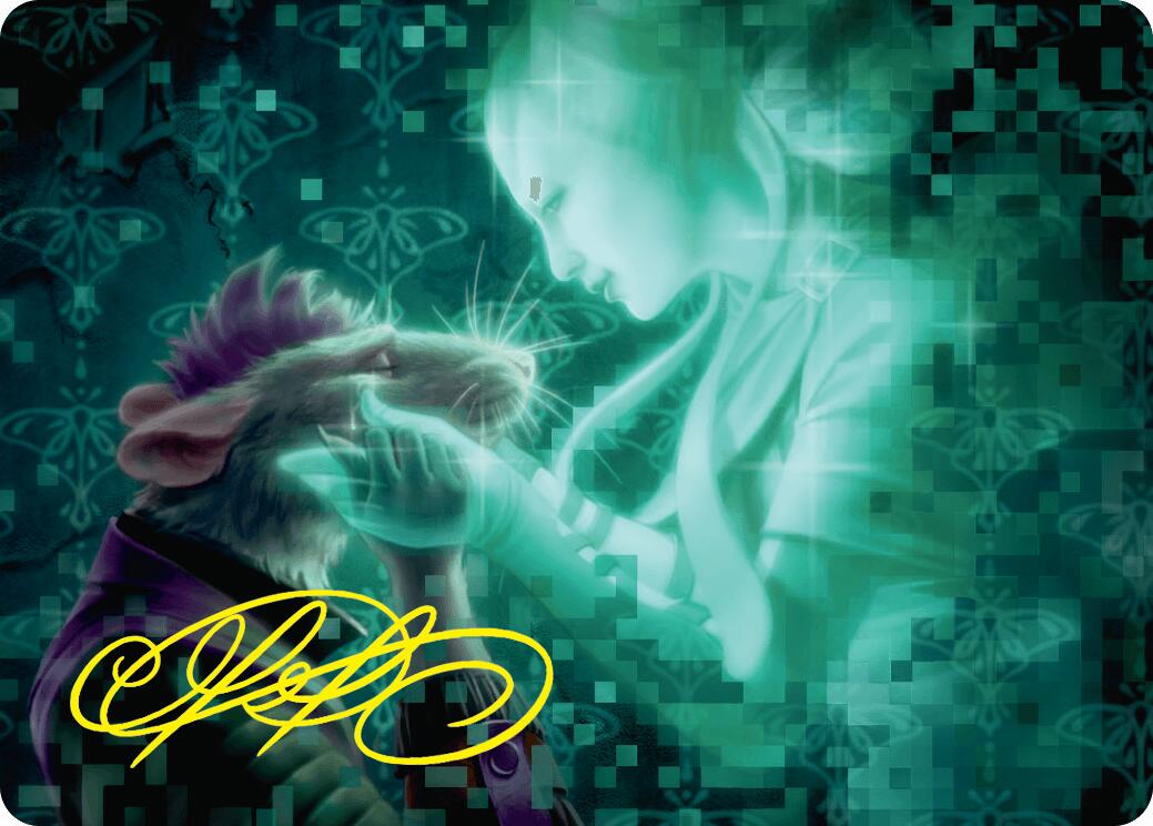 Cathartic Parting Art Card (Gold-Stamped Signature) [Duskmourn: House of Horror Art Series] | Gear Gaming Bentonville