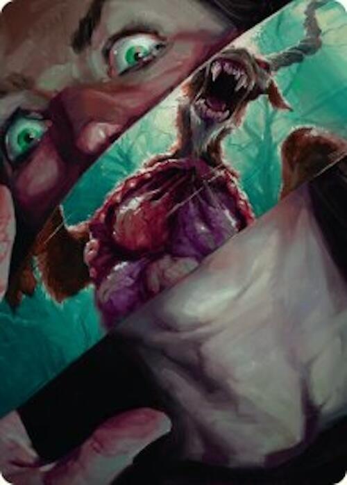 Hauntwoods Shrieker Art Card [Duskmourn: House of Horror Art Series] | Gear Gaming Bentonville