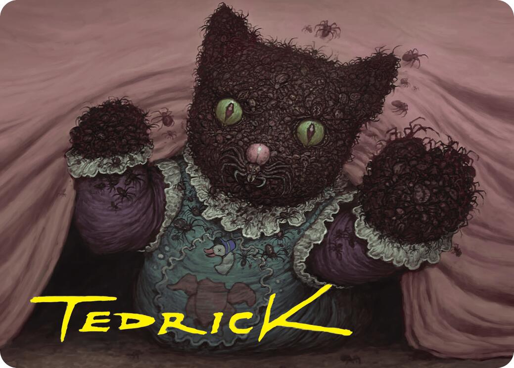 Twitching Doll Art Card (Gold-Stamped Signature) [Duskmourn: House of Horror Art Series] | Gear Gaming Bentonville