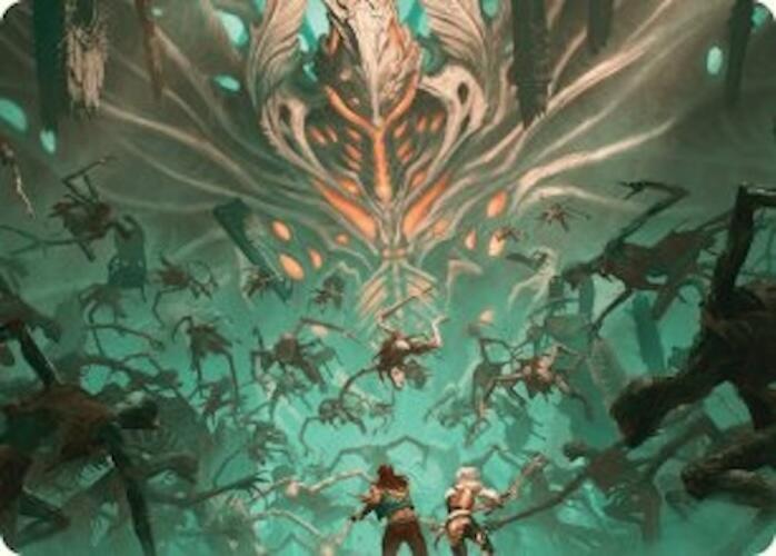 Valgavoth's Onslaught Art Card [Duskmourn: House of Horror Art Series] | Gear Gaming Bentonville