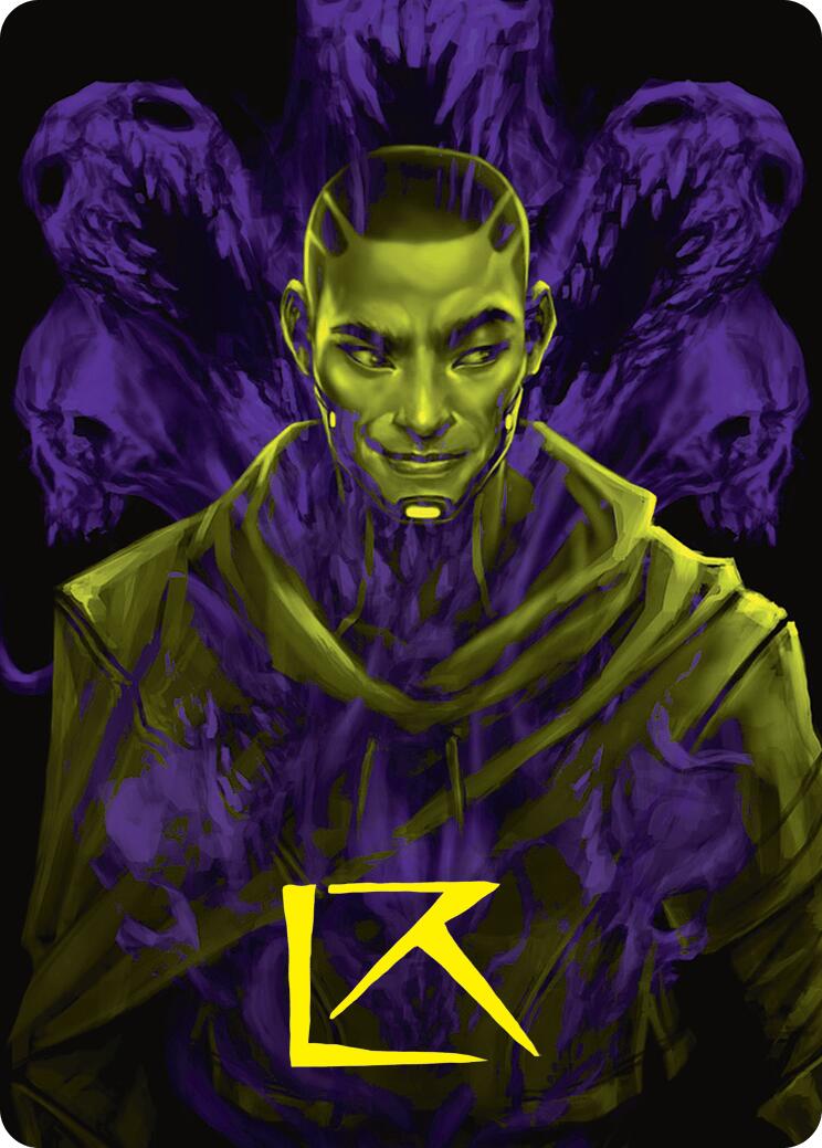 Kaito, Bane of Nightmares Art Card (Gold-Stamped Signature) [Duskmourn: House of Horror Art Series] | Gear Gaming Bentonville