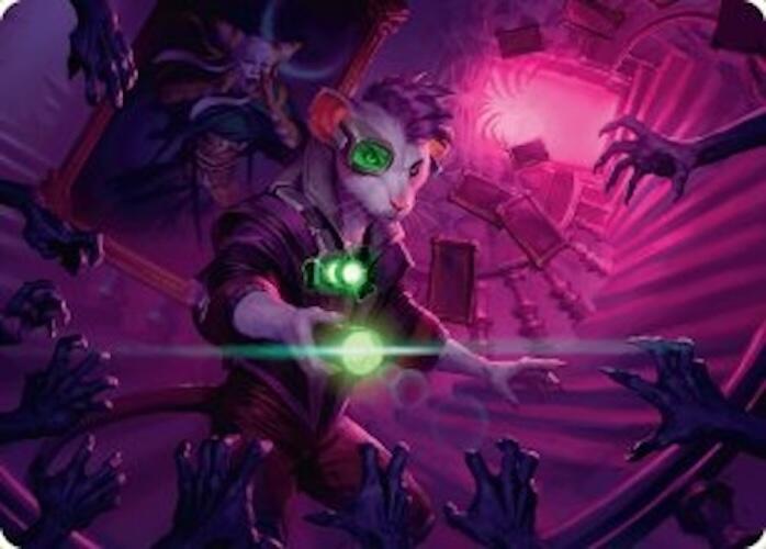 Nashi, Searcher in the Dark Art Card (21/54) [Duskmourn: House of Horror Art Series] | Gear Gaming Bentonville