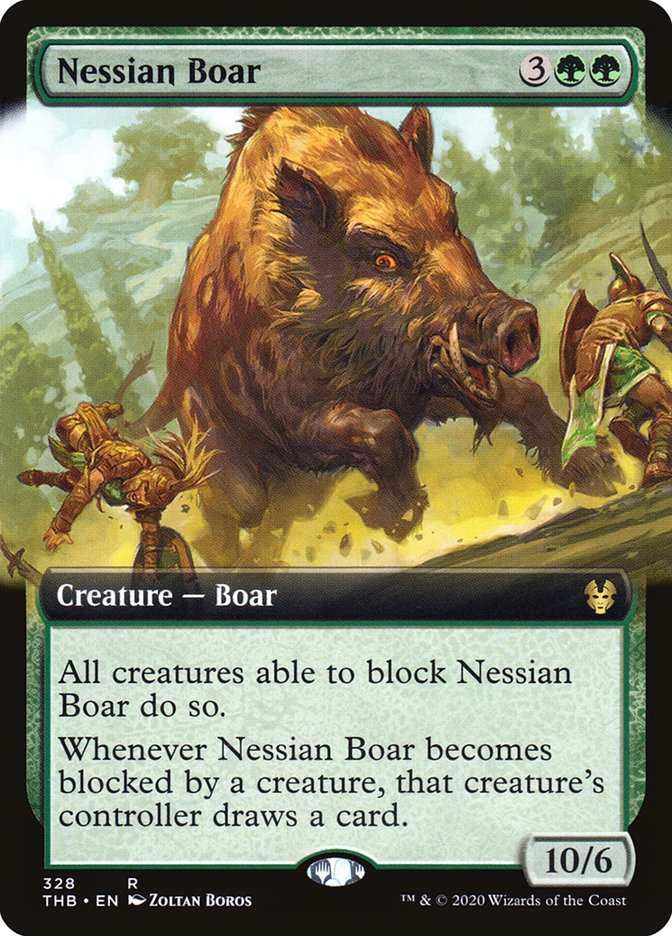 Nessian Boar (Extended Art) [Theros Beyond Death] | Gear Gaming Bentonville