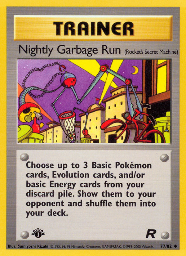 Nightly Garbage Run (77/82) [Team Rocket 1st Edition] | Gear Gaming Bentonville