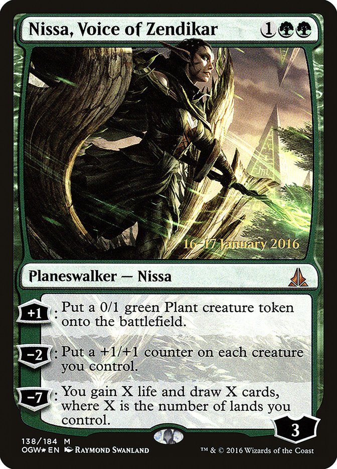 Nissa, Voice of Zendikar [Oath of the Gatewatch Prerelease Promos] | Gear Gaming Bentonville