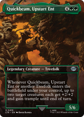 Quickbeam, Upstart Ent (Borderless Alternate Art) [The Lord of the Rings: Tales of Middle-Earth] | Gear Gaming Bentonville