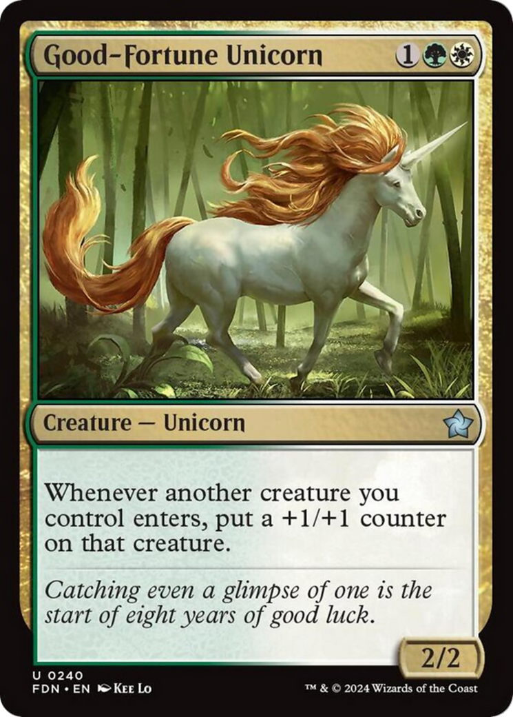 Good-Fortune Unicorn [Foundations] | Gear Gaming Bentonville