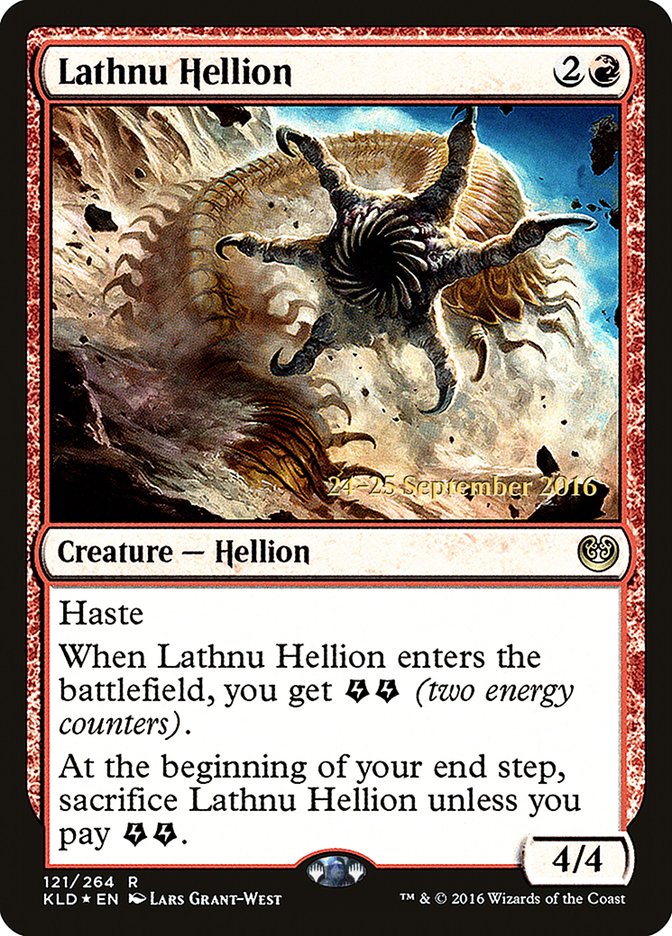 Lathnu Hellion [Kaladesh Prerelease Promos] | Gear Gaming Bentonville