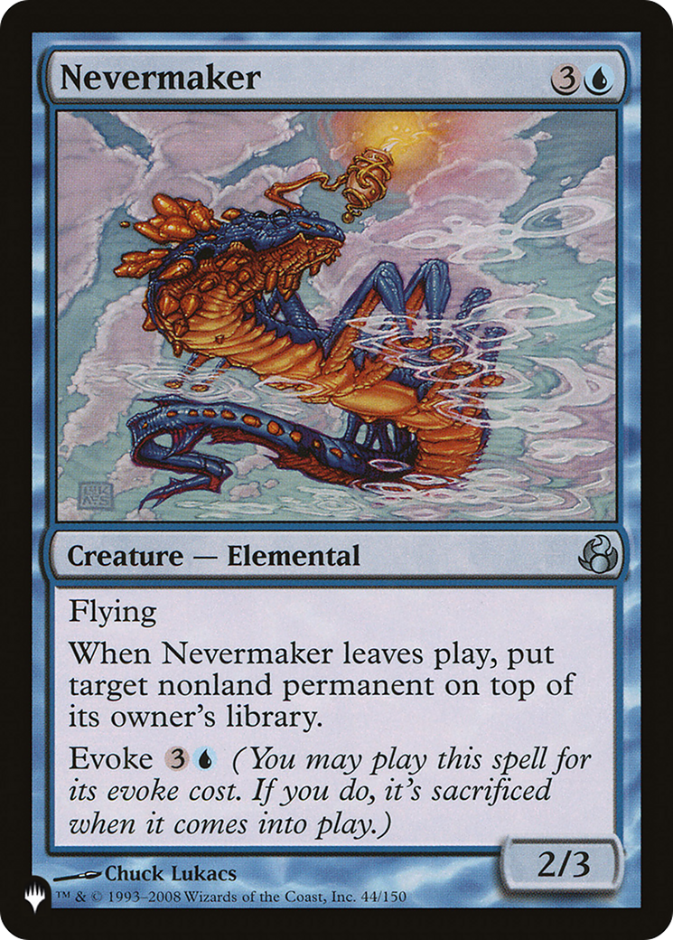 Nevermaker [The List Reprints] | Gear Gaming Bentonville