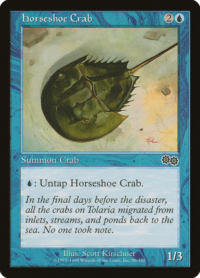 Horseshoe Crab [Urza's Saga] | Gear Gaming Bentonville