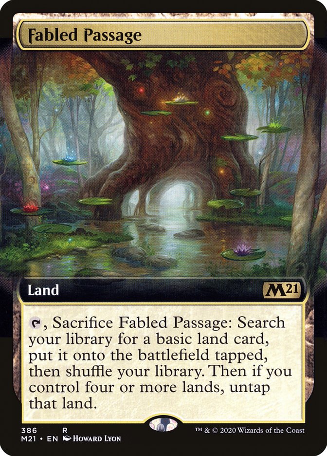 Fabled Passage (Extended Art) [Core Set 2021] | Gear Gaming Bentonville