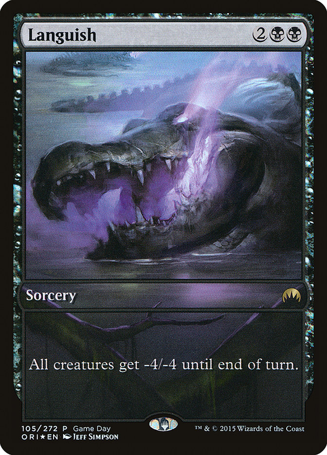 Languish (Game Day) (Full Art) [Magic Origins Promos] | Gear Gaming Bentonville