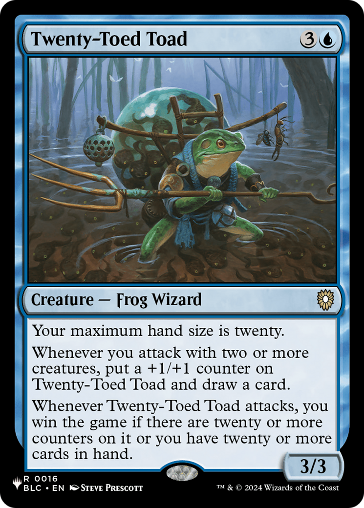 Twenty-Toed Toad [The List] | Gear Gaming Bentonville