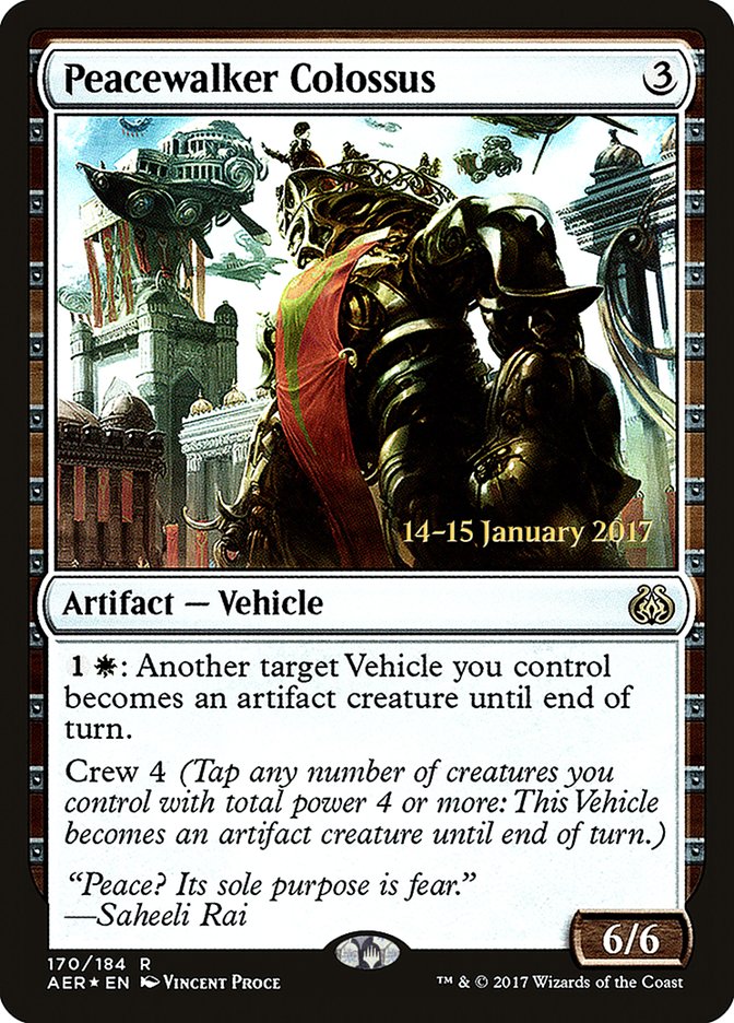 Peacewalker Colossus [Aether Revolt Prerelease Promos] | Gear Gaming Bentonville