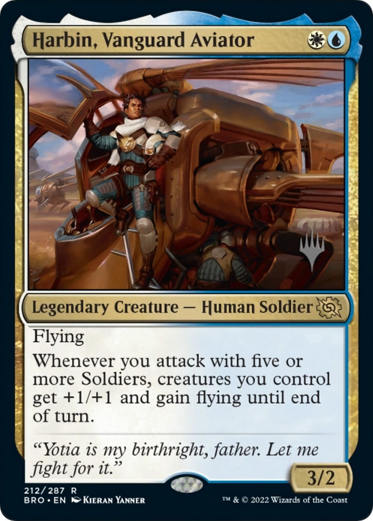 Harbin, Vanguard Aviator (Promo Pack) [The Brothers' War Promos] | Gear Gaming Bentonville