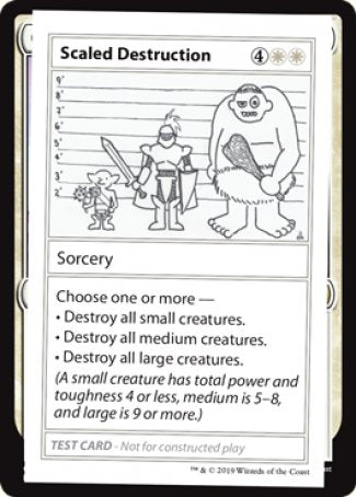Scaled Destruction (2021 Edition) [Mystery Booster Playtest Cards] | Gear Gaming Bentonville