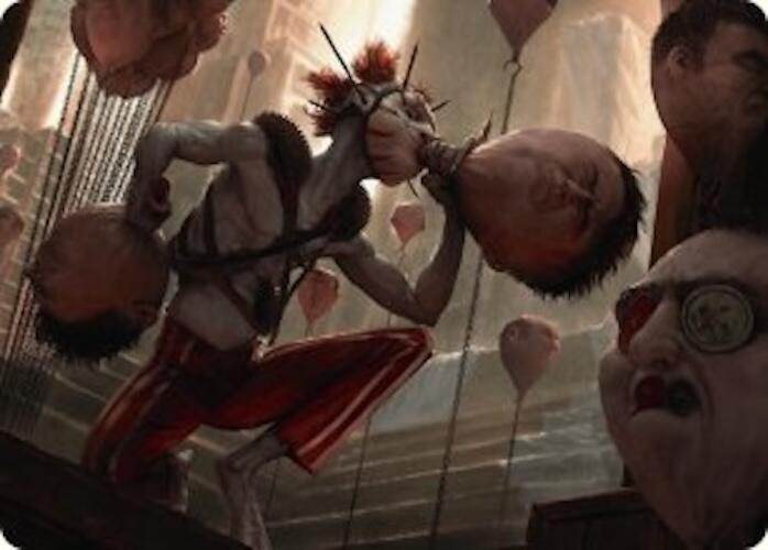 The Jolly Balloon Man Art Card [Duskmourn: House of Horror Art Series] | Gear Gaming Bentonville