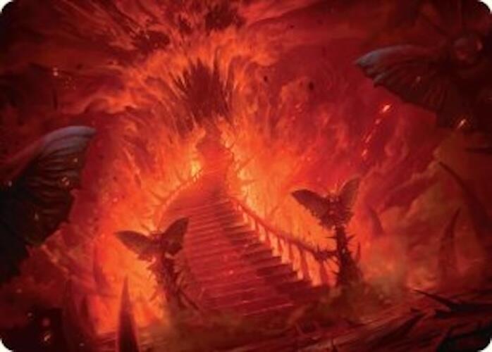 Mountain Art Card [Duskmourn: House of Horror Art Series] | Gear Gaming Bentonville