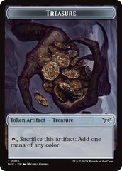 Angel // Treasure Double-Sided Token [Duskmourn: House of Horror Commander Tokens] | Gear Gaming Bentonville