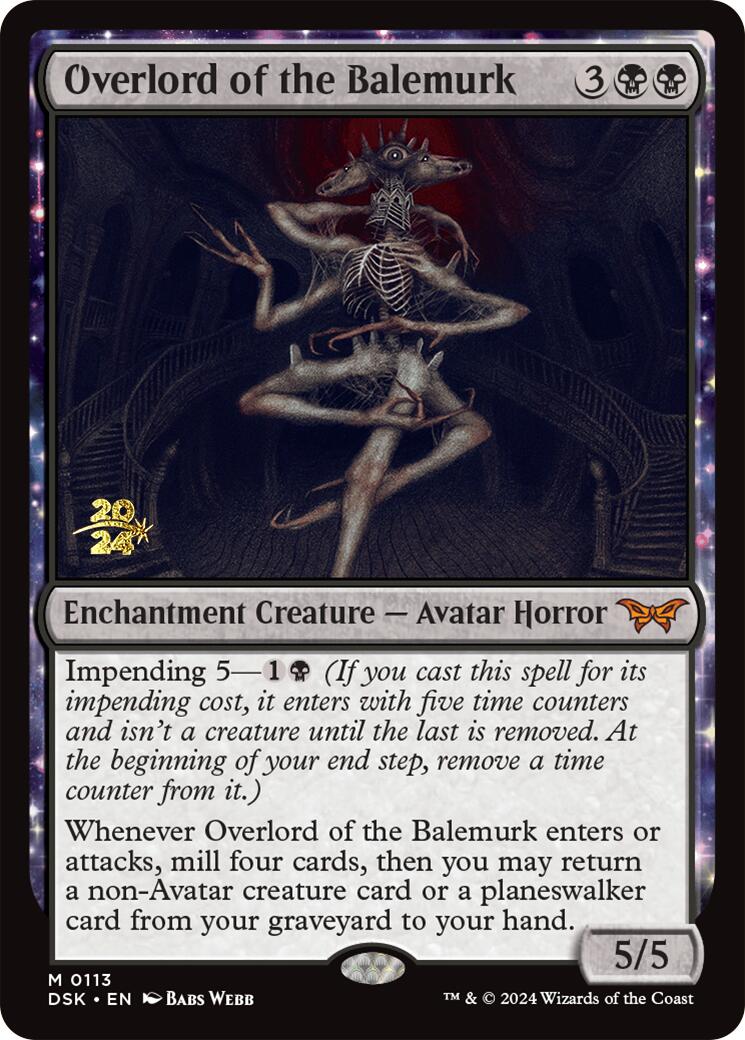 Overlord of the Balemurk [Duskmourn: House of Horror Prerelease Promos] | Gear Gaming Bentonville