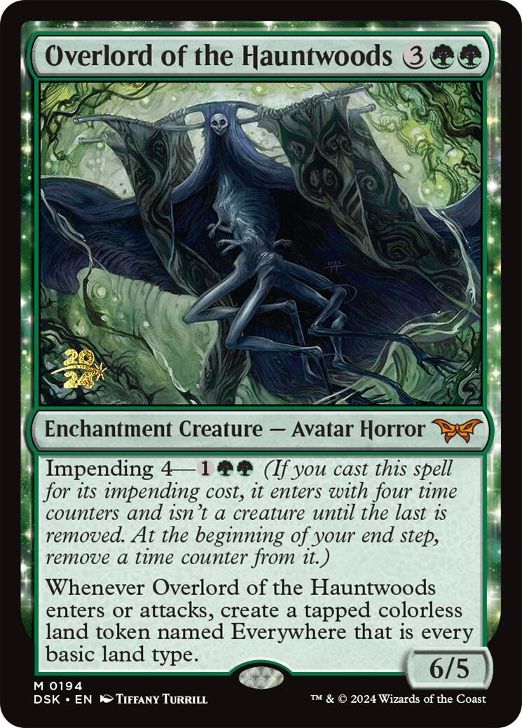 Overlord of the Hauntwoods [Duskmourn: House of Horror Prerelease Promos] | Gear Gaming Bentonville