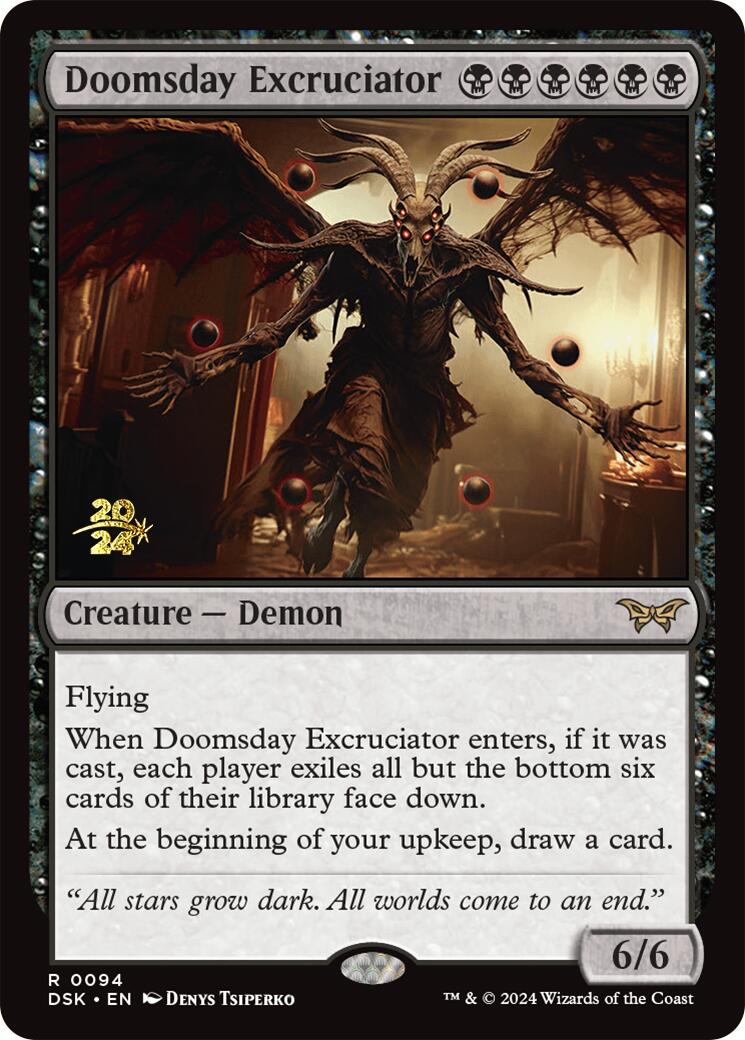 Doomsday Excruciator [Duskmourn: House of Horror Prerelease Promos] | Gear Gaming Bentonville