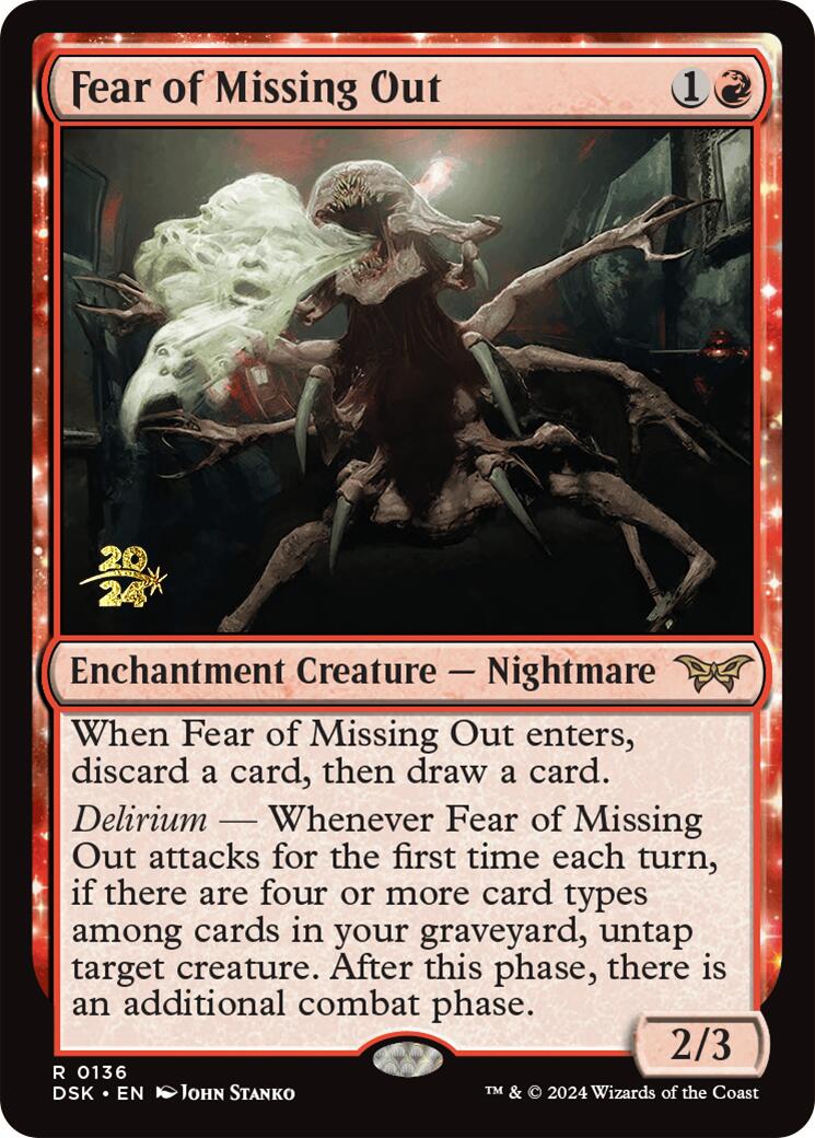 Fear of Missing Out [Duskmourn: House of Horror Prerelease Promos] | Gear Gaming Bentonville