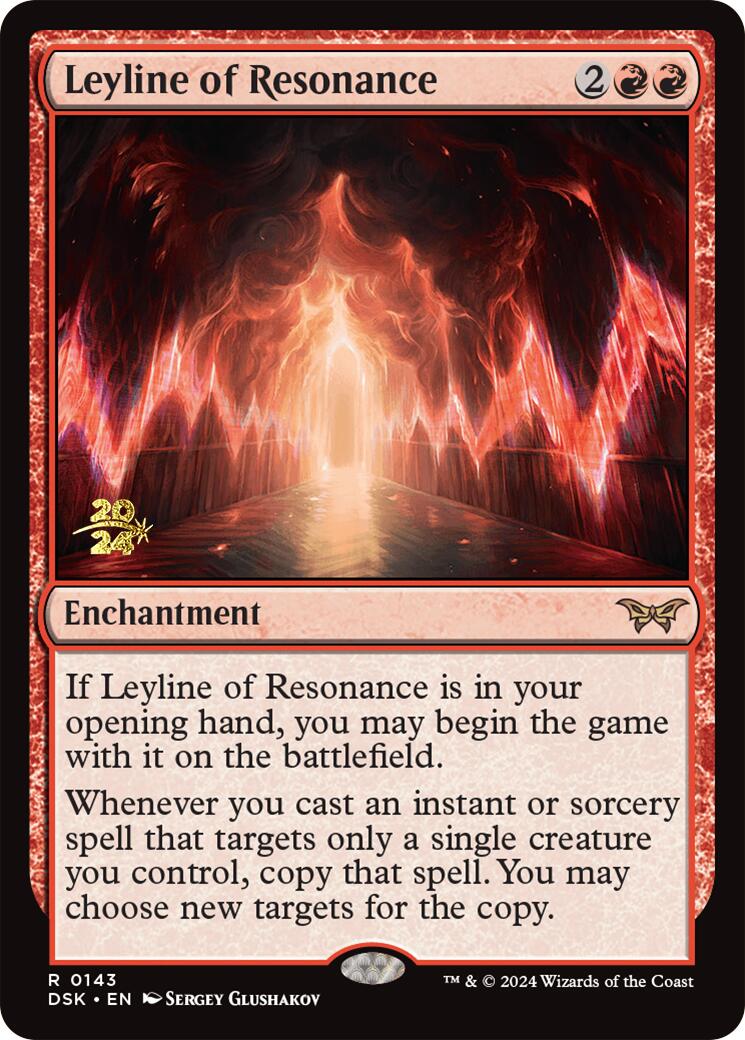 Leyline of Resonance [Duskmourn: House of Horror Prerelease Promos] | Gear Gaming Bentonville