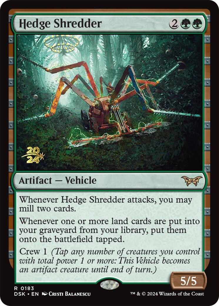 Hedge Shredder [Duskmourn: House of Horror Prerelease Promos] | Gear Gaming Bentonville