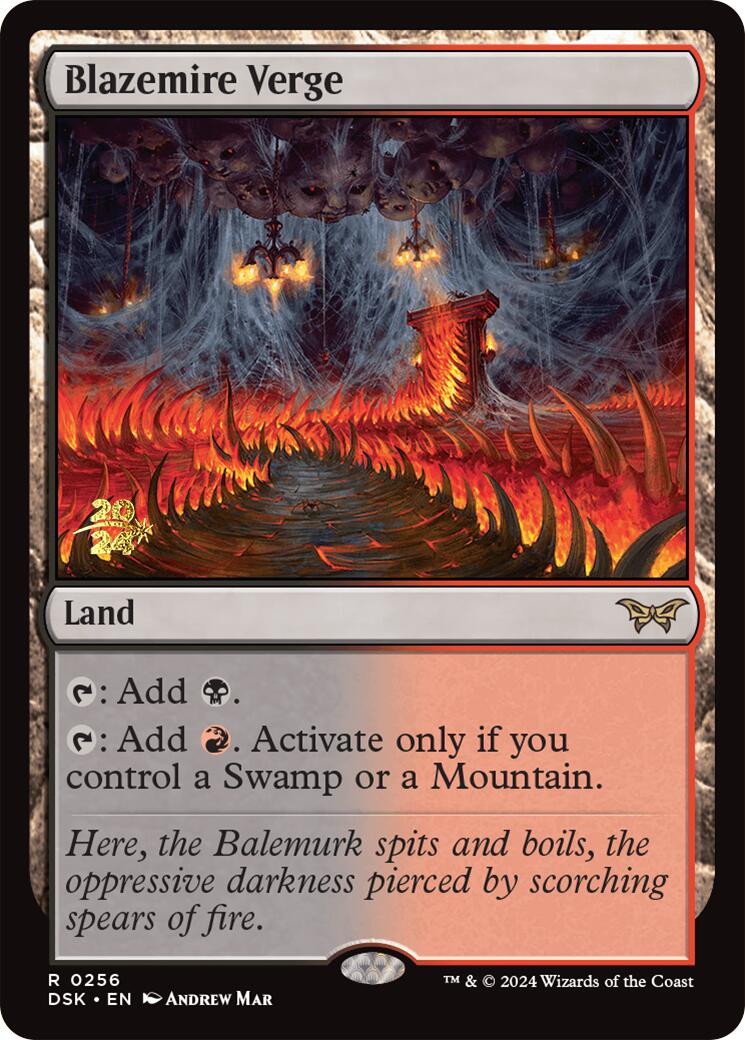 Blazemire Verge [Duskmourn: House of Horror Prerelease Promos] | Gear Gaming Bentonville