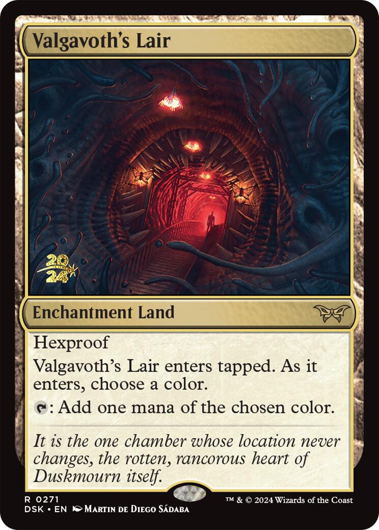 Valgavoth's Lair [Duskmourn: House of Horror Prerelease Promos] | Gear Gaming Bentonville