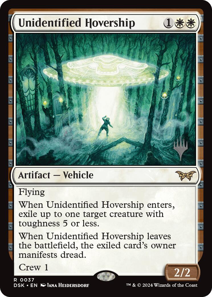 Unidentified Hovership (Promo Pack) [Duskmourn: House of Horror Promos] | Gear Gaming Bentonville