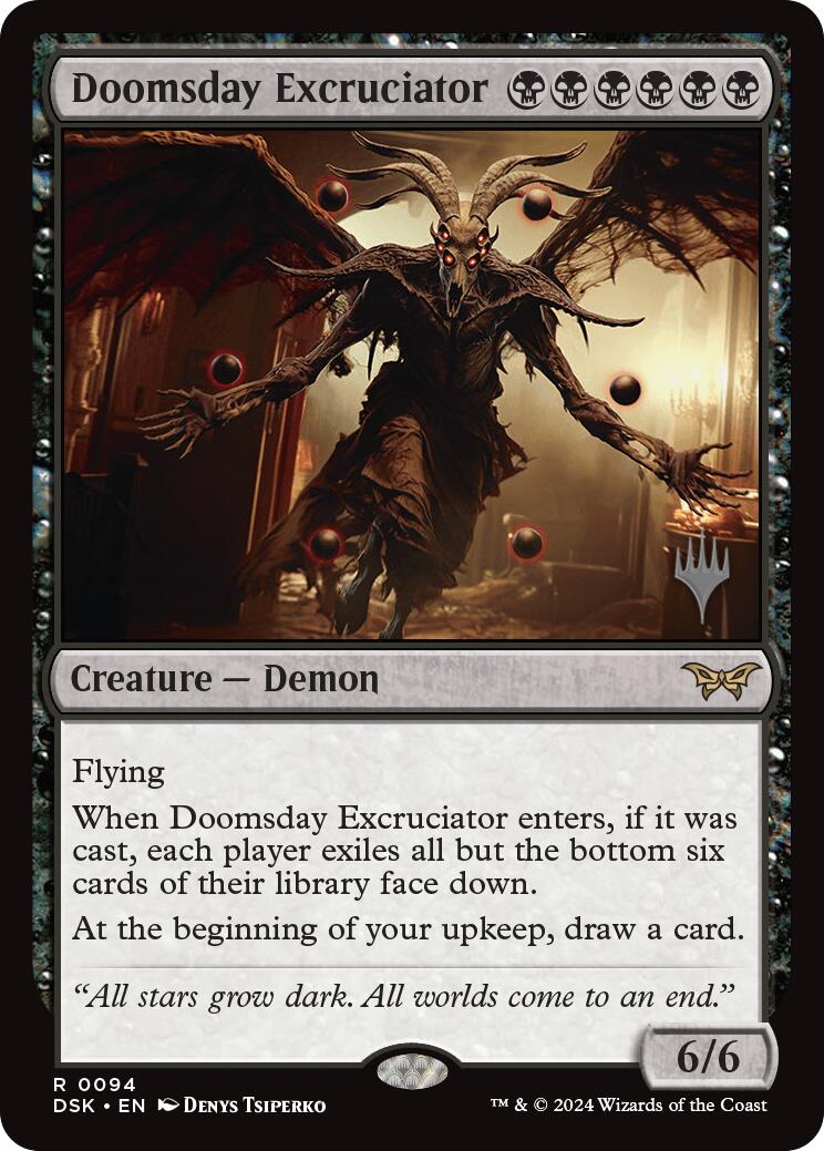 Doomsday Excruciator [Duskmourn: House of Horror Promos] | Gear Gaming Bentonville