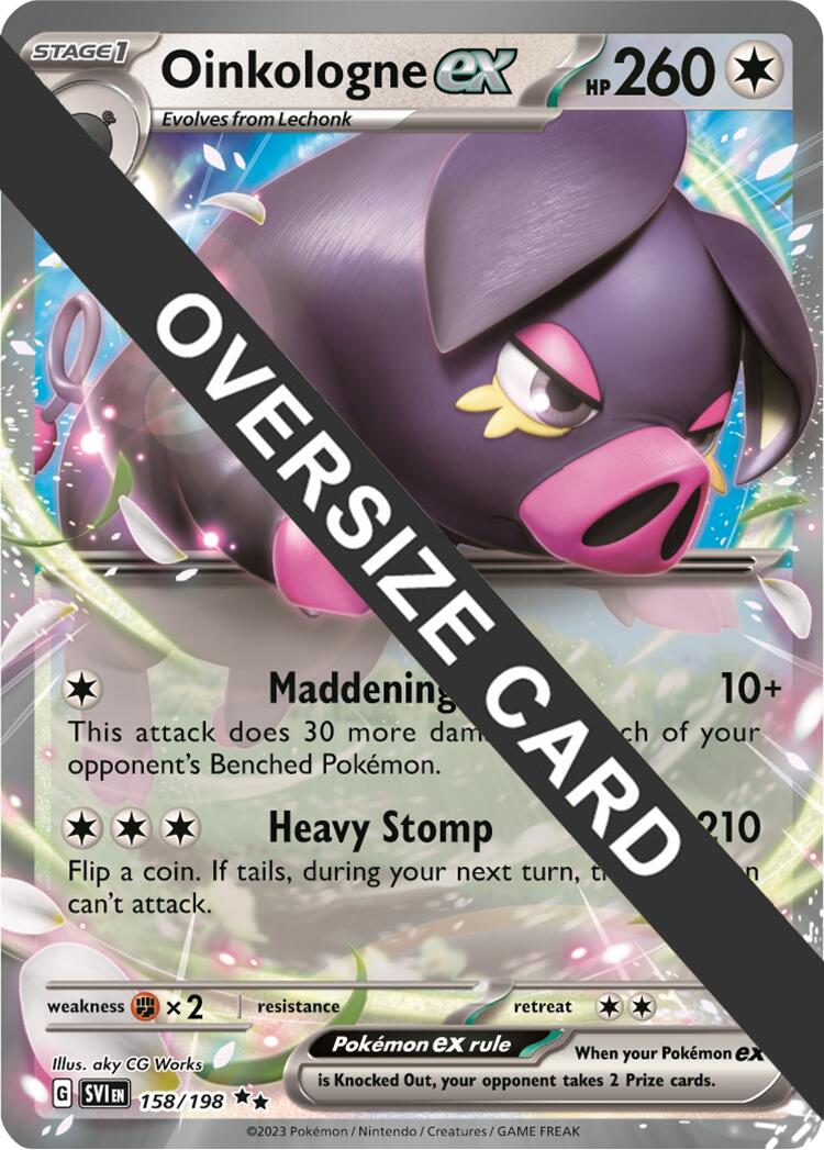 Oinkologne ex (158/198) (Jumbo Card) [Scarlet & Violet: Black Star Promos] | Gear Gaming Bentonville