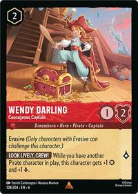 Wendy Darling - Courageous Captain (108/204) [Azurite Sea] | Gear Gaming Bentonville