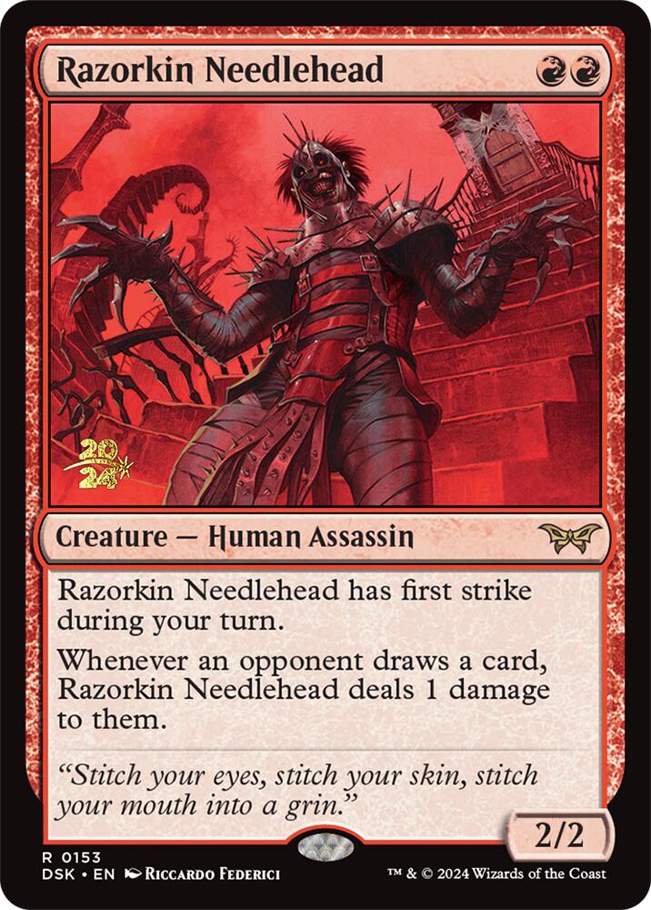 Razorkin Needlehead [Duskmourn: House of Horror Prerelease Promos] | Gear Gaming Bentonville